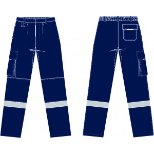 CALÇA C/REF ANTIESTÁTICA/IGNIFUGA AZUL CE CALÇA C/REF ANTIESTÁTICA/IGNIFUGA AZUL CE